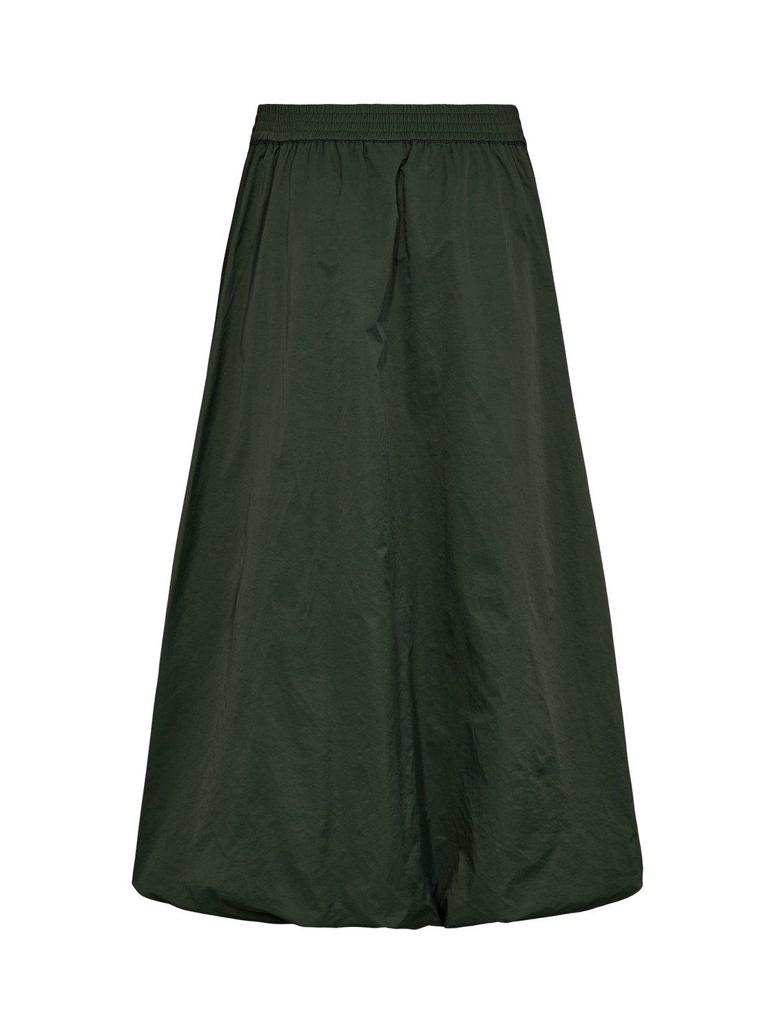 Product image 7 of 8, which shows Numph Frankie Bali Midi Skirt, Khaki, 34