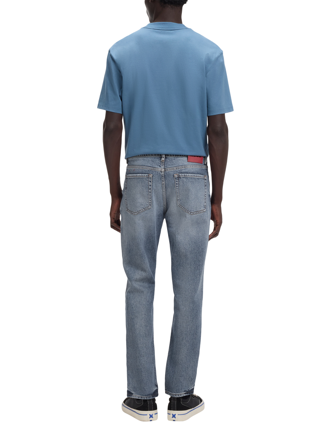 Product image 2 of 6, which shows HUGO BOSS HUGO Tapered Jeans, Bright Blue, 32R