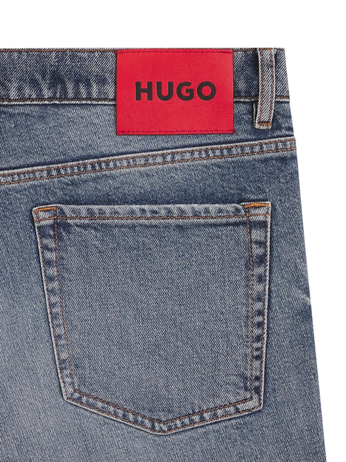 Product image 6 of 6, which shows HUGO BOSS HUGO Tapered Jeans, Bright Blue, 32R