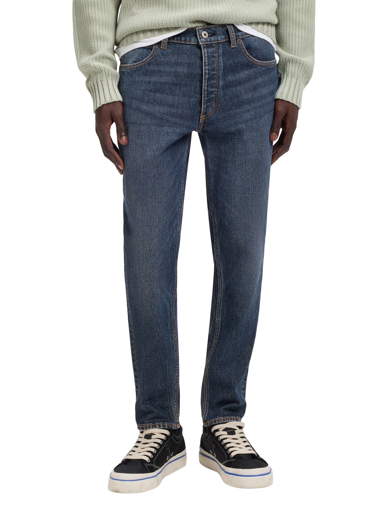 Product image 1 of 6, which shows HUGO BOSS HUGO Brody Straight Jeans, Navy, 32R
