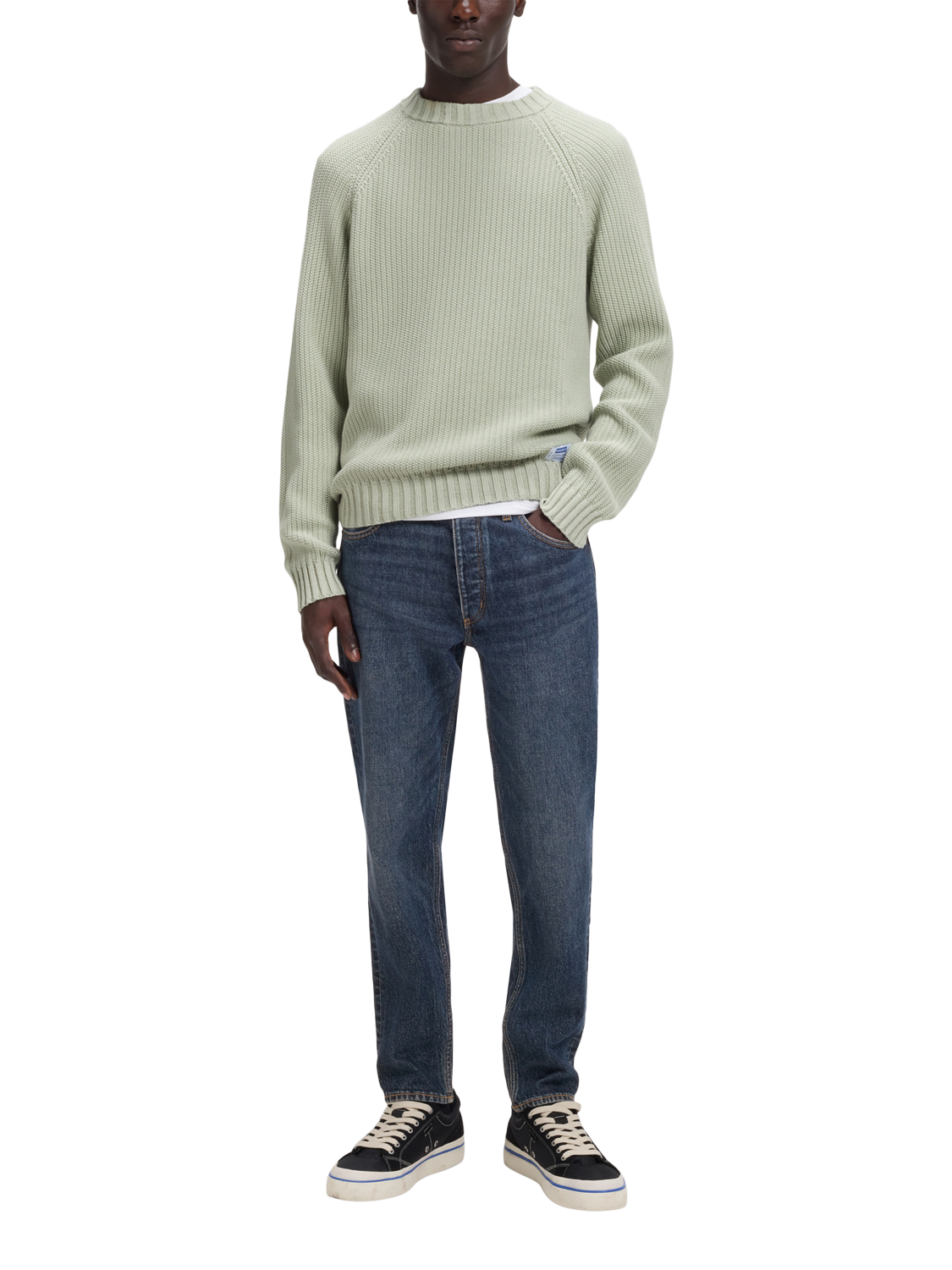 Product image 3 of 6, which shows HUGO BOSS HUGO Brody Straight Jeans, Navy, 32R