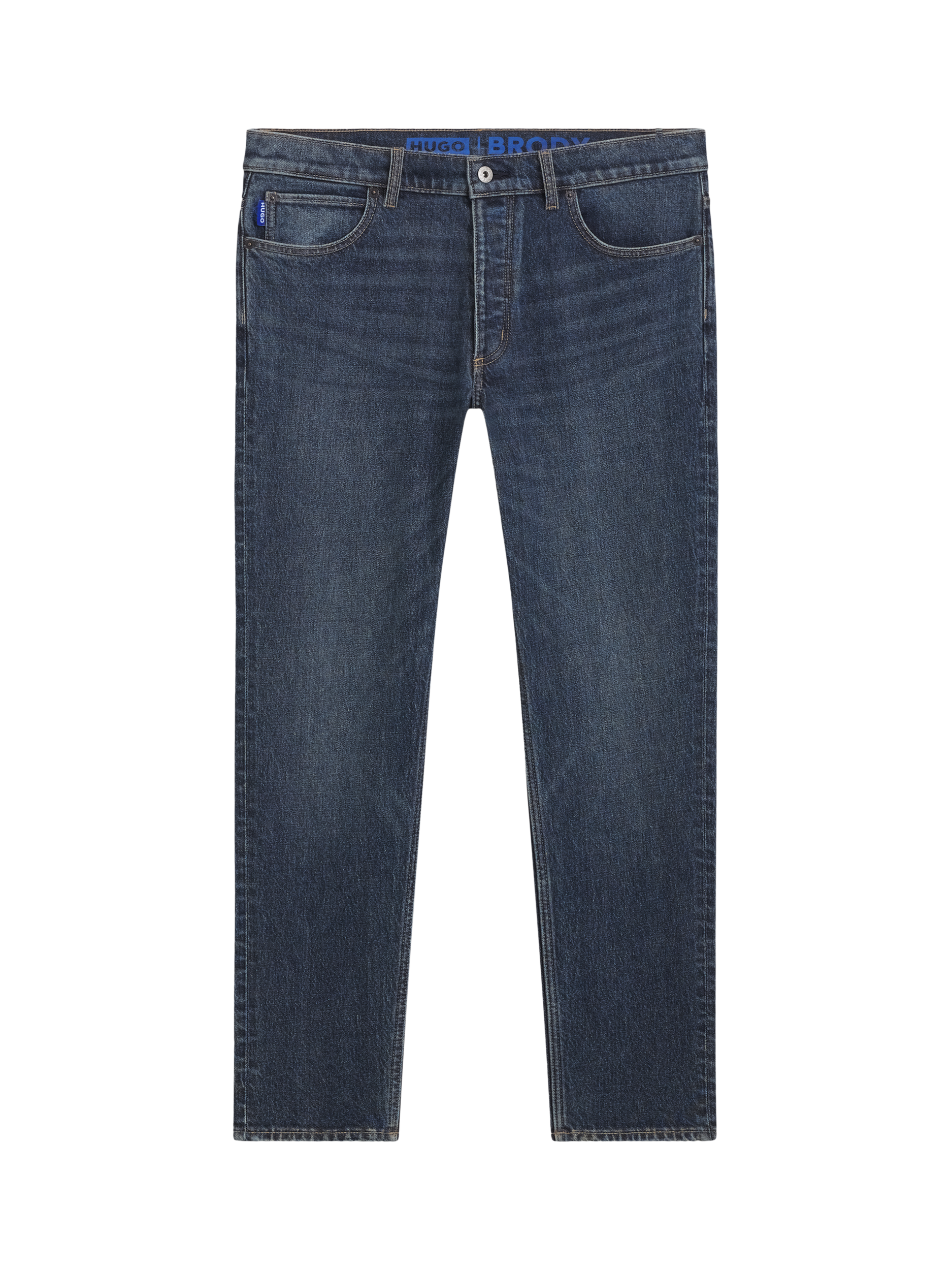 Product image 4 of 6, which shows HUGO BOSS HUGO Brody Straight Jeans, Navy, 32R