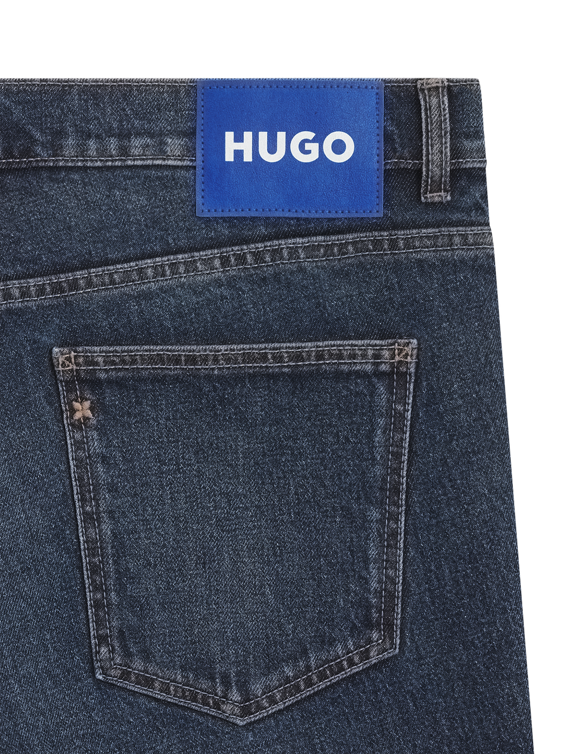 Product image 6 of 6, which shows HUGO BOSS HUGO Brody Straight Jeans, Navy, 32R