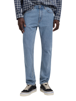 HUGO BOSS HUGO Ash Slim Fit Mid Rise Jeans, Bright Blue, Bright Blue