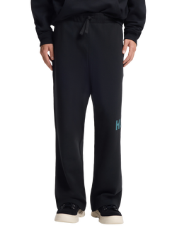 BOSS Topstitch Side Seam Joggers, Black, Black