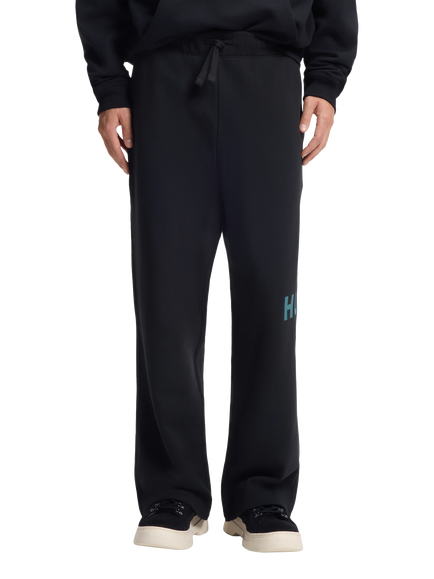 BOSS Topstitch Side Seam Joggers, Black, Black