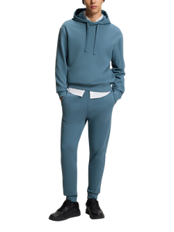 BOSS Cotton Hoodie and Joggers Set, Open Blue, Open Blue