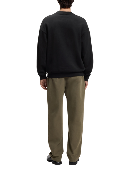 BOSS Cotton Gradient Logo Jumper, Black - view 2, Black