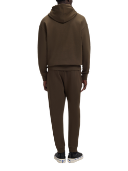 HUGO BOSS HUGO Nalonso Cotton Hoodie, Dark Brown - view 2, Dark Brown