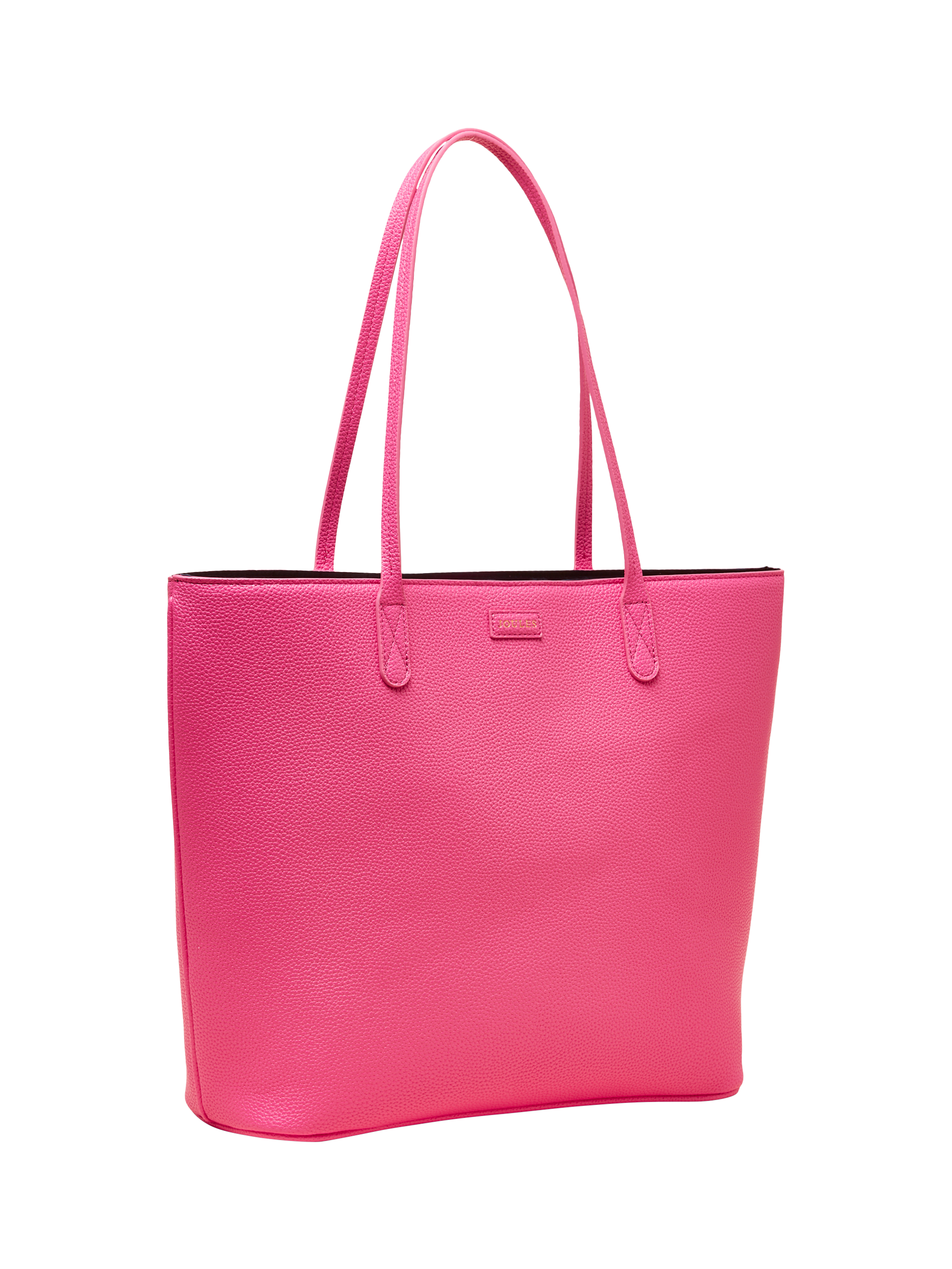 Product image 3 of 6, which shows Joules Jemima Faux Leather Tote Bag, Pink