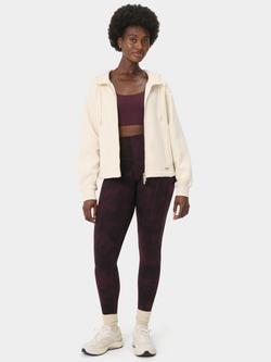 Sweaty Betty Super Soft Yoga Leggings, Midnight Cherry Spray Dye - view 2, Midnight Cherry Spray Dye