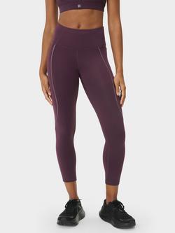 Sweaty Betty Therma Boost Heat Tech 7/8 Walking Leggings, Neptune Purple, Neptune Purple