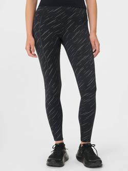 Sweaty Betty Therma Boost Reflective Running Leggings, Black Flash, Black Flash