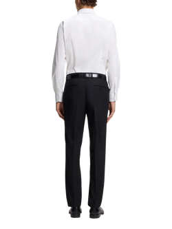 BOSS Black Heritage Cotton Blend Slim Fit Shirt, White - view 2, White