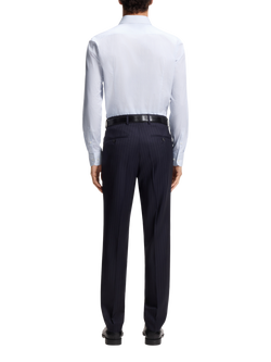 HUGO BOSS BOSS Cotton Blend Stripe Shirt - view 2, Light/Pastel Blue