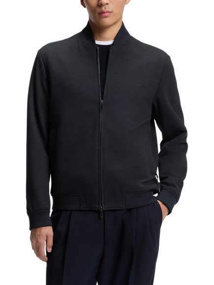 BOSS Black Performance Slim Fit Tech Suit Jacket, Dark Blue, Dark Blue