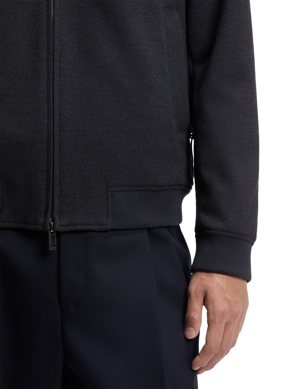 Product image 6 of 6, which shows BOSS Black Performance Slim Fit Tech Suit Jacket, Dark Blue, 38R
