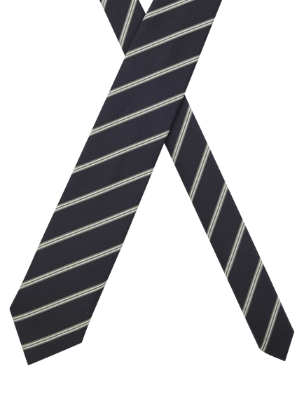 BOSS Diagonal Stripe Silk Blend Tie, Multi - view 2, Multi