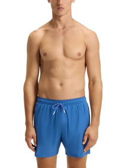 BOSS Signature Stripe & Logo Swim Shorts, Bright Blue, Bright Blue