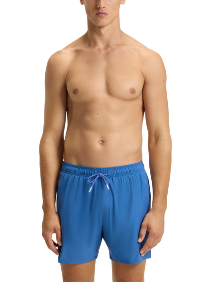 BOSS Signature Stripe & Logo Swim Shorts, Bright Blue, Bright Blue
