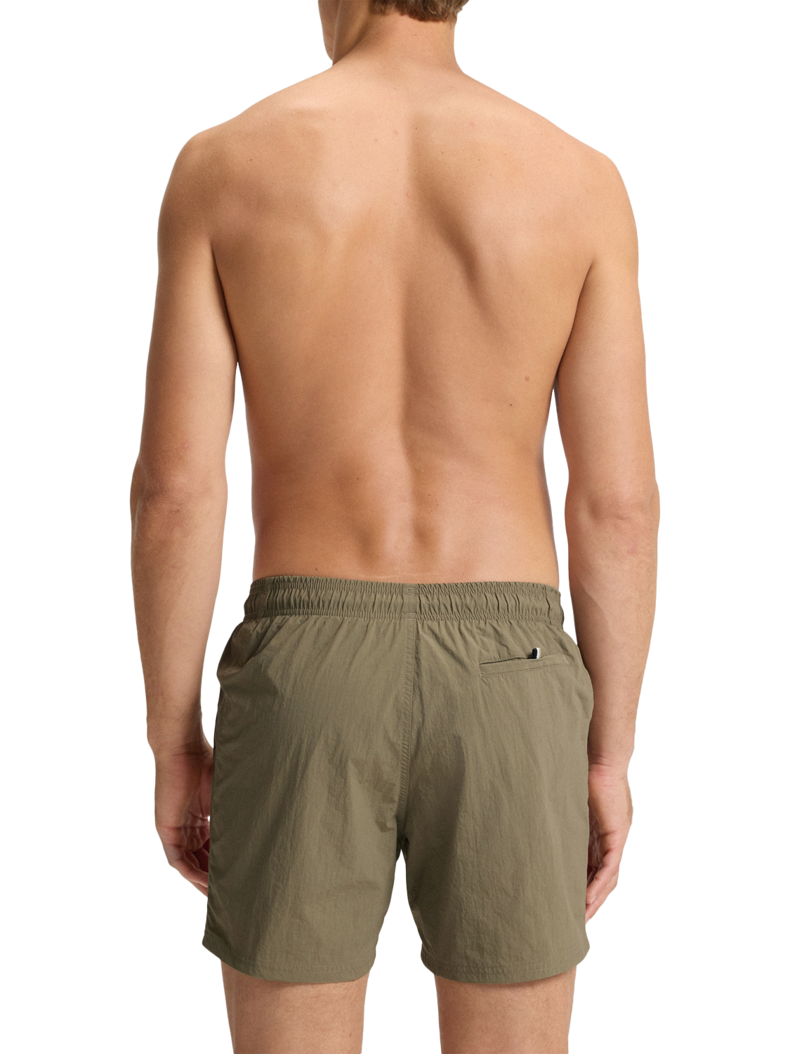 Product image 2 of 4, which shows BOSS Octopus Logo Swim Shorts, Mid Brown, M