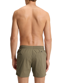 BOSS Octopus Logo Swim Shorts, Mid Brown - view 2, Mid Brown