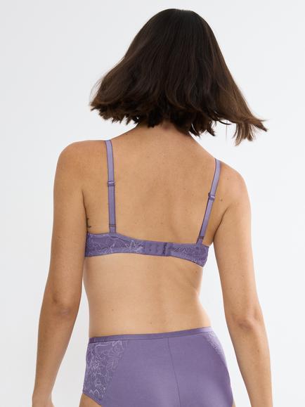 Triumph Amourette Charm Underwired T-Shirt Bra - view 2, Lilac