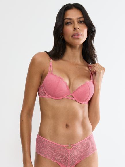 Triumph That Night Vegas Push-Up Bra, Wild Rose