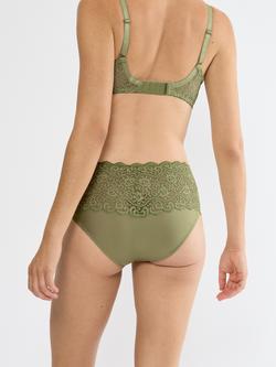 Triumph Amourette Maxi Knickers - view 2, Olive Gold