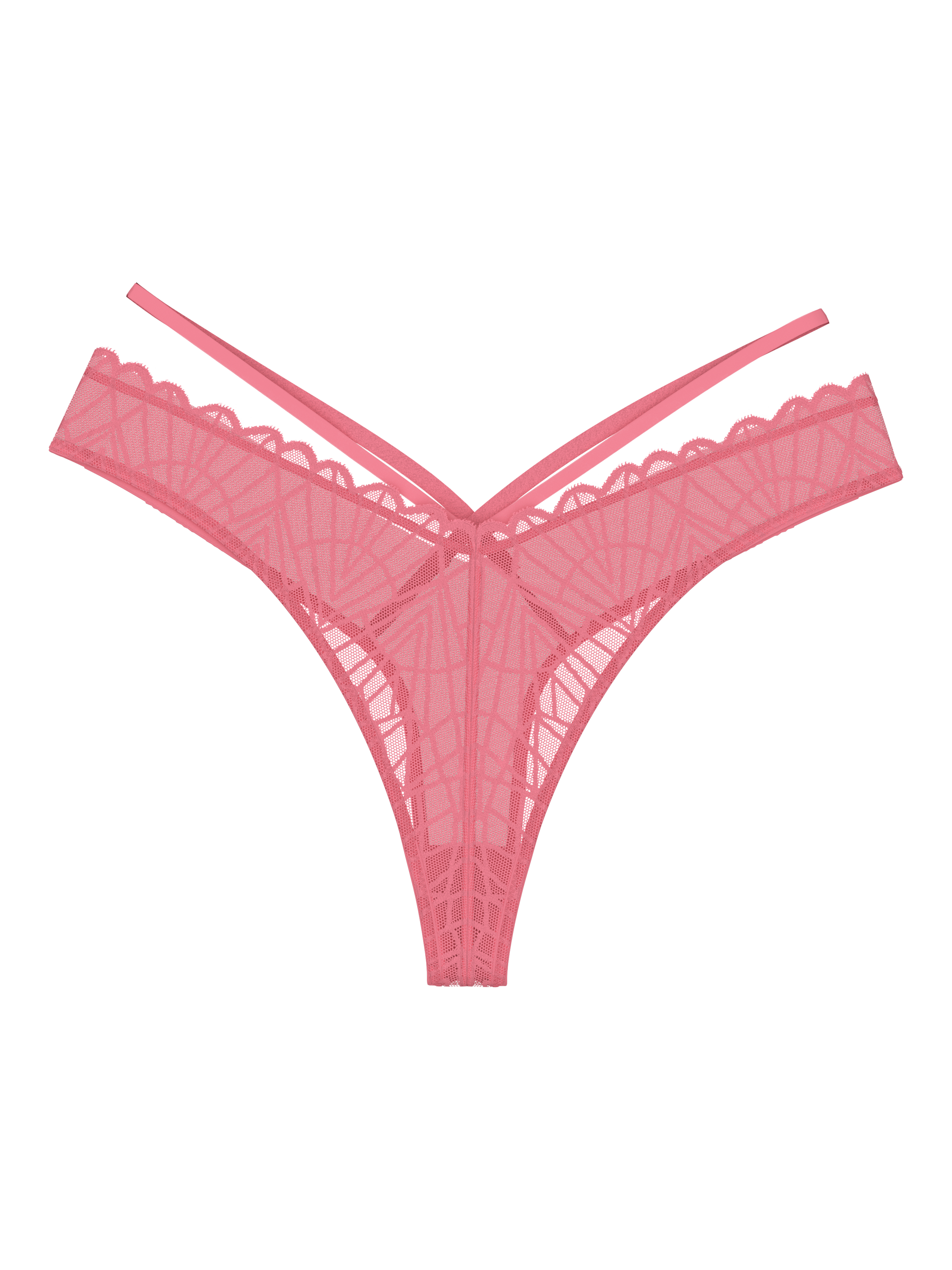 Product image 5 of 5, which shows Triumph That Night in Vegas Thong, Wild Rose, 8