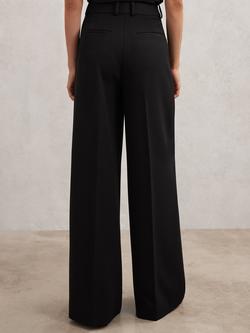 Reiss Petite Gabi Tailored Wide Leg Trousers, Black - view 2, Black