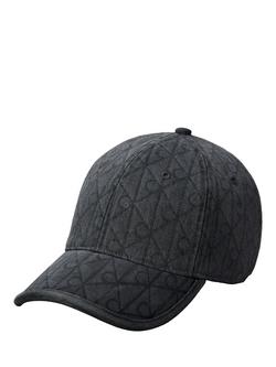 Calvin Klein Emblem Logo Baseball Cap, Charcoal Gray, Charcoal Gray