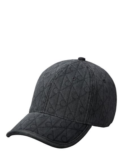 Calvin Klein Emblem Logo Baseball Cap, Charcoal Gray
