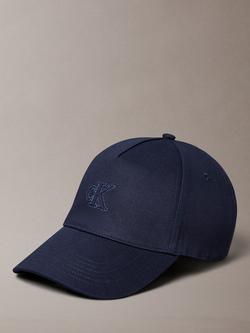 Calvin Klein Shine Monogram Baseball Cap, Maritime Blue, Maritime Blue