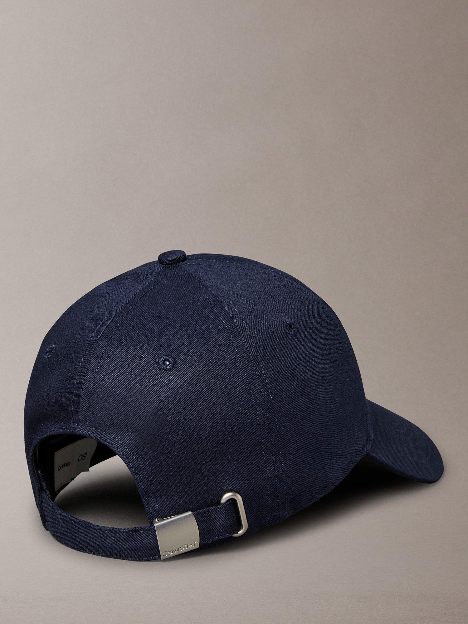 Product image 3 of 4, which shows Calvin Klein Shine Monogram Baseball Cap, Maritime Blue, One Size