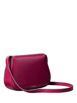 Calvin Klein Monogram Flap Crossbody Bag, Alluring Pink - view 2, Alluring Pink