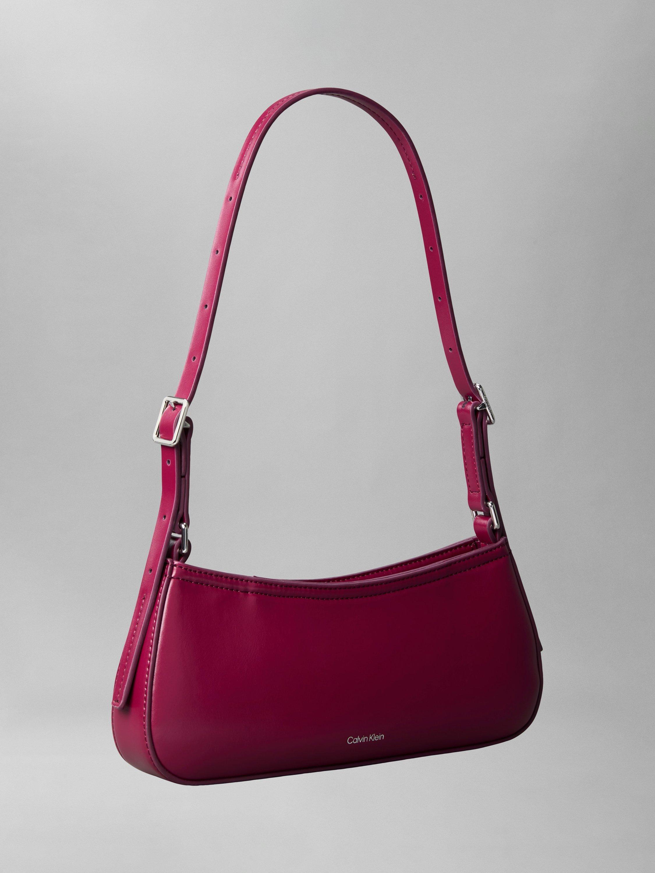 Product image 3 of 5, which shows Calvin Klein Monogram Logo Shoulder Bag, Alluring Pink, One Size