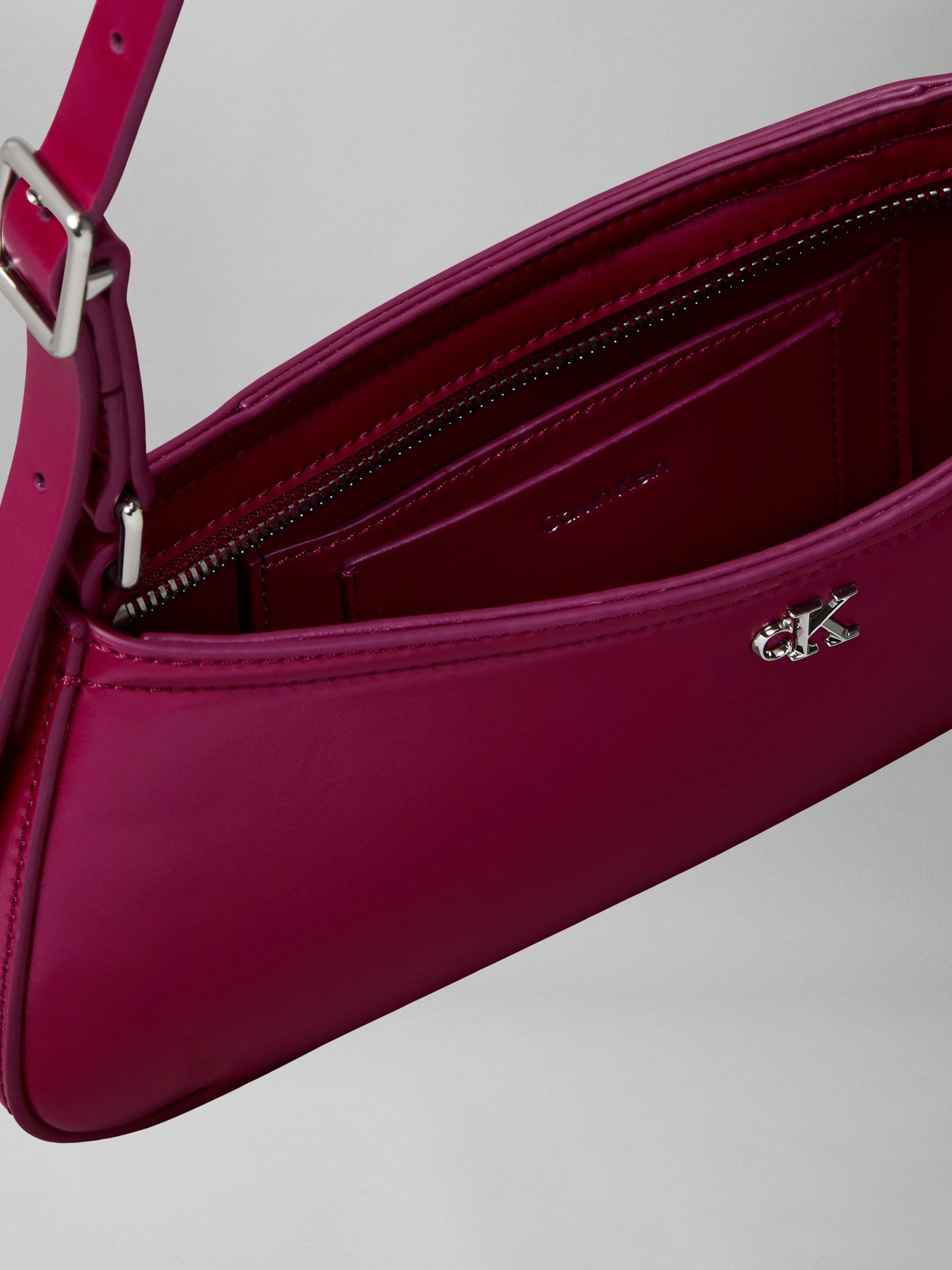 Product image 4 of 5, which shows Calvin Klein Monogram Logo Shoulder Bag, Alluring Pink, One Size