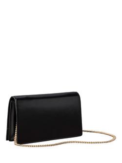 Calvin Klein Monogram Logo Purse Bag, Black - view 2, Black