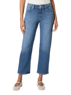 PAIGE Mason Bootcut Cropped Jeans - view 2, Monaco Mist