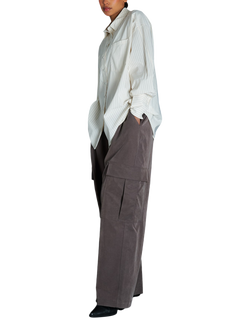 EAST 42ND Utility Parachute Trousers, Mocha - view 2, Mocha