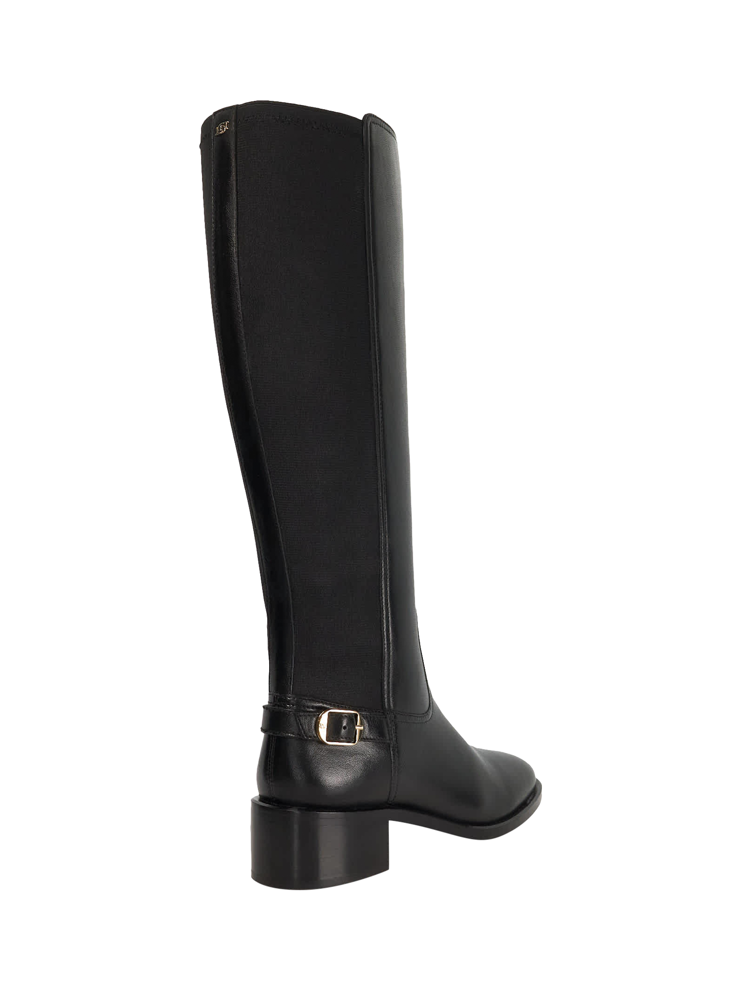 Product image 5 of 6, which shows Dune London Tuscon Leather Knee High Boots, Black, EU36