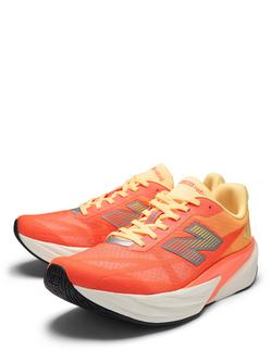 New Balance FuelCell Rebel v5 Men's Running Shoe, Tangerine Heat - view 2, Tangerine Heat