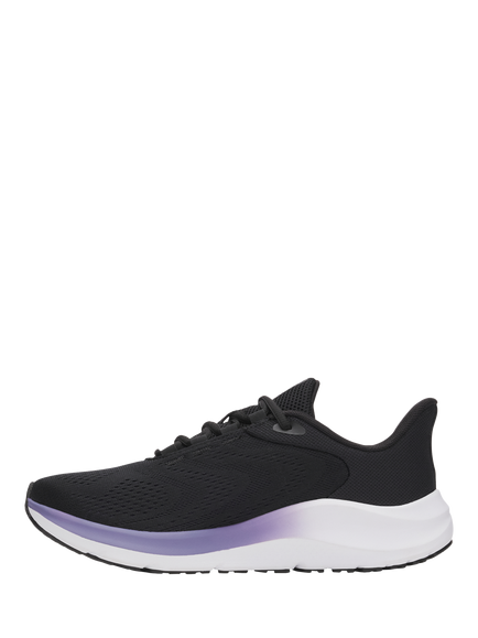Under Armour Charged Pursu Running Shoes, Black / Purple Luxe - view 2, Black / Purple Luxe