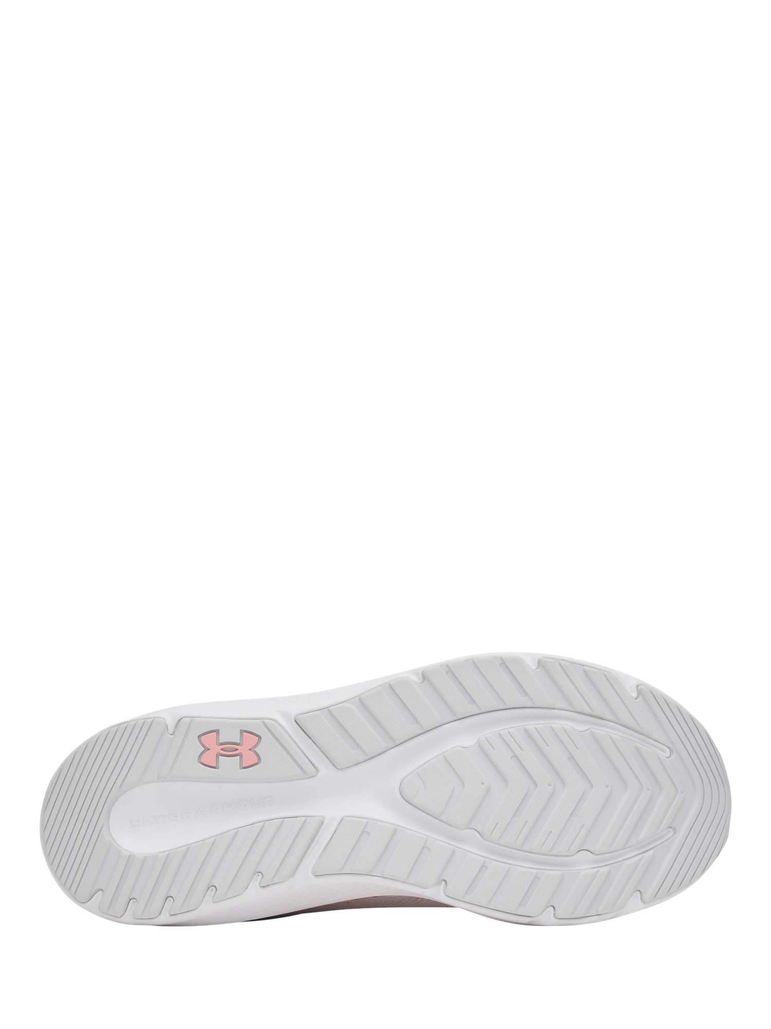 Product image 4 of 5, which shows Under Armour Women's Charged Trainers, Halo Gray/Posh Pink/Distant Gray, 4