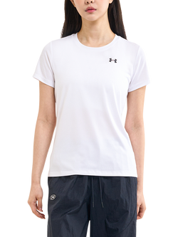 Under Armour Tech T-Shirt, White/Black, White / / Black