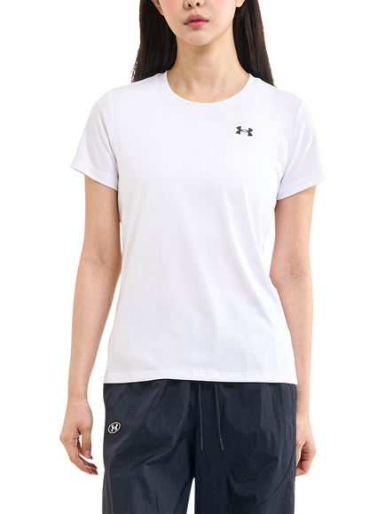 Under Armour Tech T-Shirt, White/Black, White / / Black