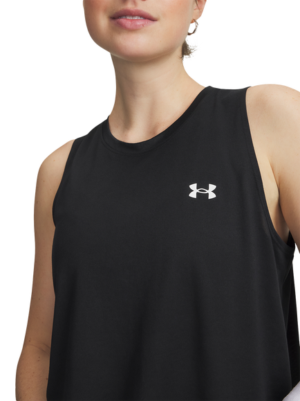 Under Armour Tech Tank Top, Black/White - view 2, Black / / White