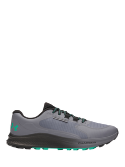 Under Armour Charged Running Shoes, Titan Gray/Black, Titan Gray/Black