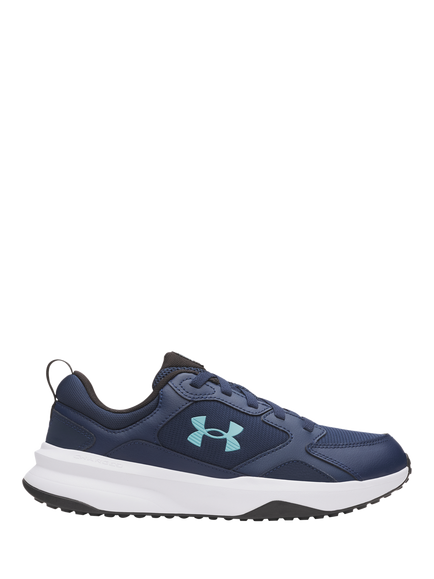 Under Armour Charged Edge Trainers, White/Blue, White/Blue